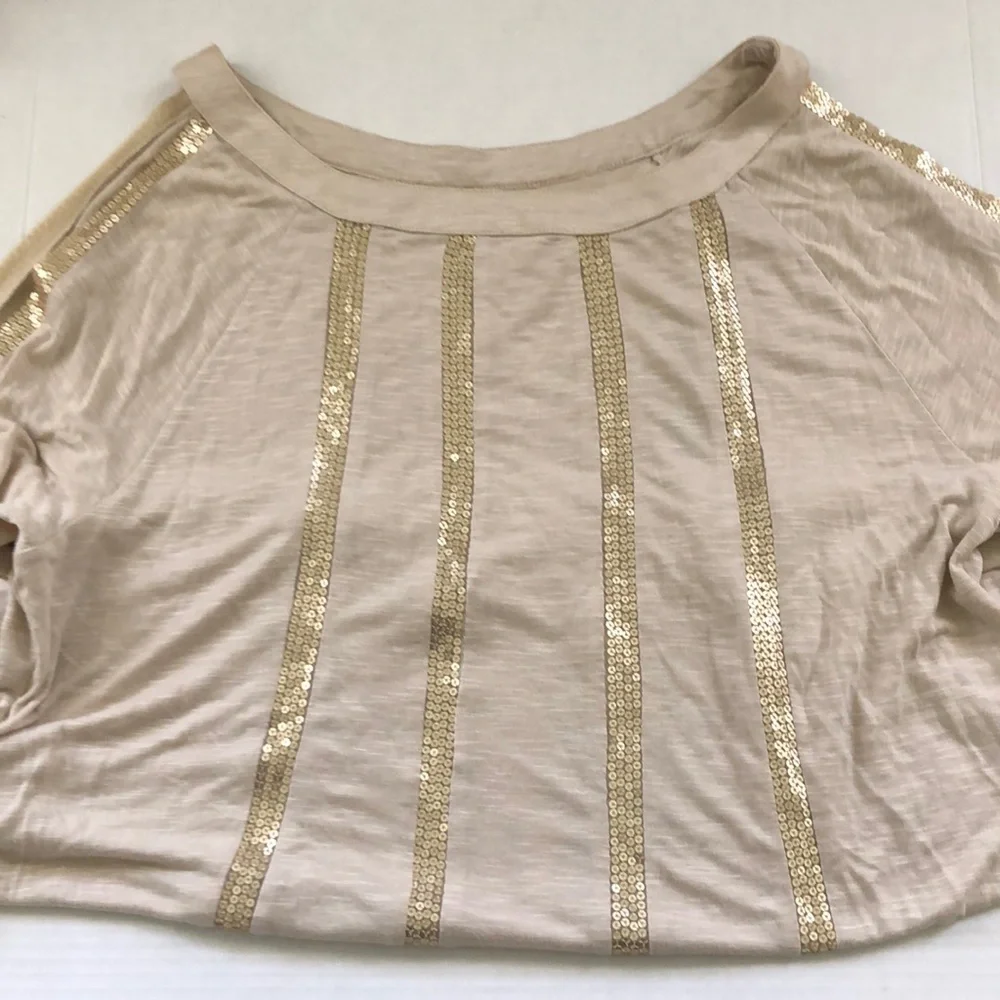 Chico’s sequin embellished top - Picture 1 of 4